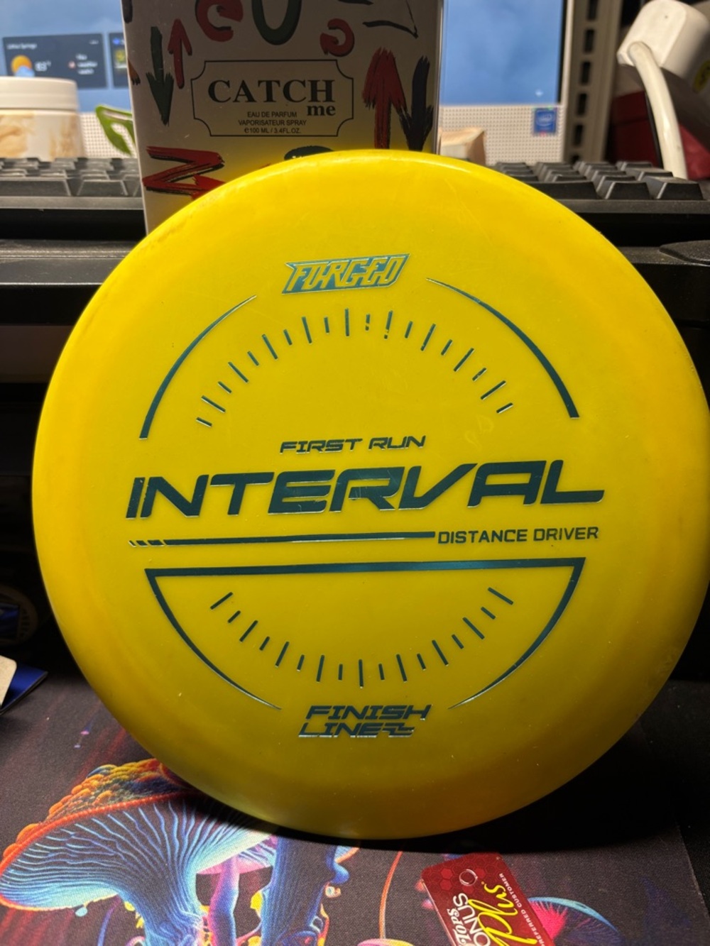 Finish Line Interval Distance Driver — Yellow with Blue Stamp - Picture 2 of 3